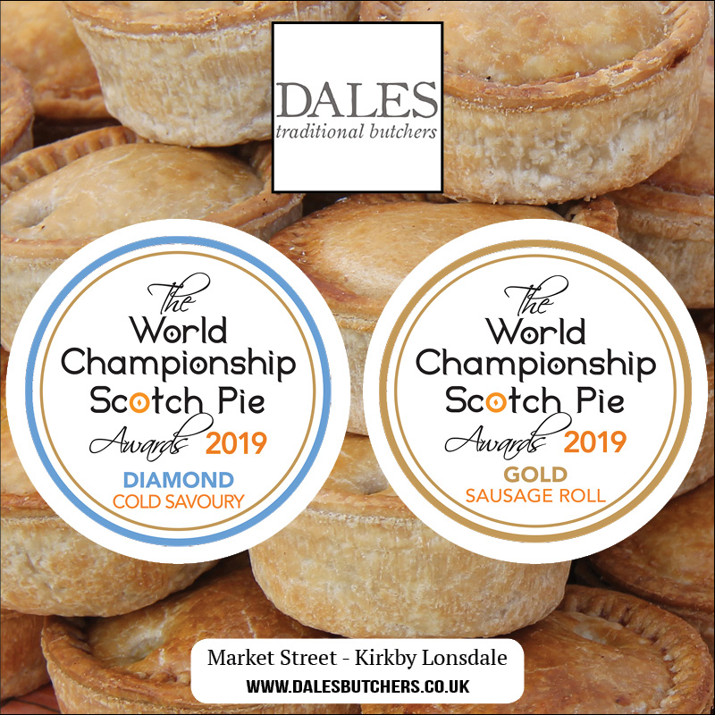 The Dales Butchers awards presented at the World Scotch Pie Awards 2019