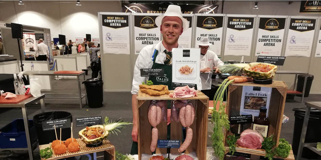 Ira Collier of Dales Butchers Cumbria at the Team GB qualification competition